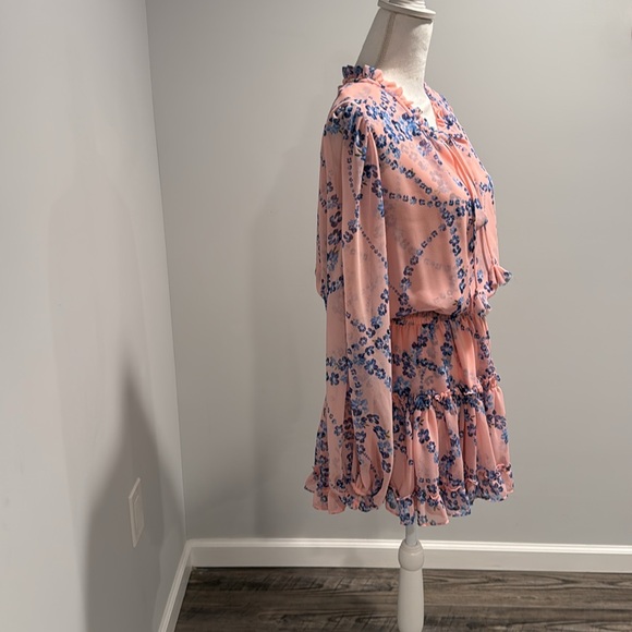 NWT MISA Lorena Dress in Intertwined Pink Floral NEW WITH TAGS Size M Women’s - Picture 4 of 12